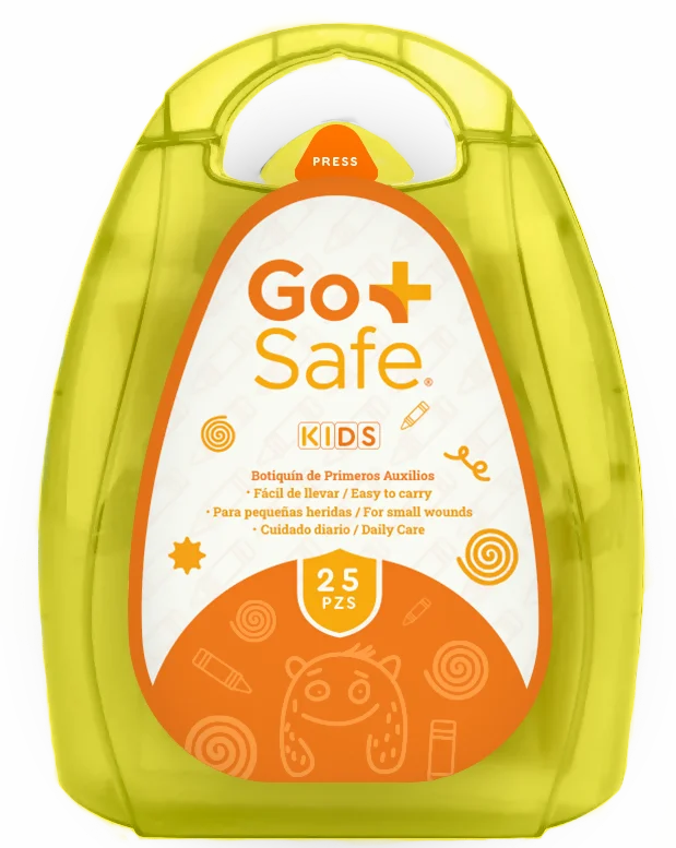 Una ilustración de un Botiquín Kids de GoSafe