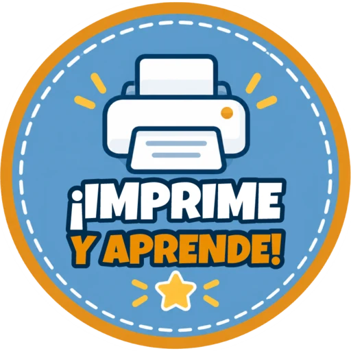 Sello ¡Imprime y aprende!